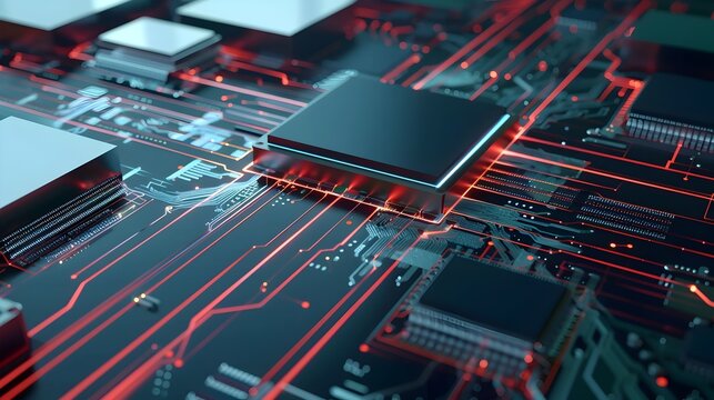 Detailed Infographic Showcasing the Distinctions Between CPU and GPU Technologies