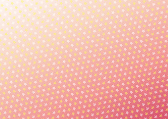 星のパターン背景（ピンク）