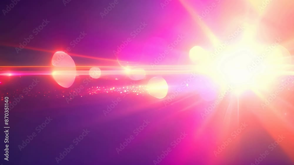 Poster Gradient background with sharp lens flare overlay captures the power and intensity of the scene.