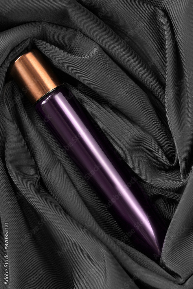 Canvas Prints Perfume on draped silk