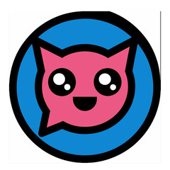 Communication icon Discussion, speech bubble icon vector illustration