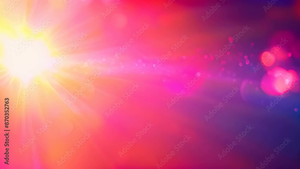 Poster Gradient background with sharp lens flare overlay captures the power and intensity of the scene.
