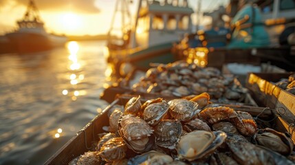 Evaluate the sustainability practices in the seafood industry.