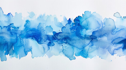 blue watercolor abstract illustration design. blue watercolor texture pattern artwork.
