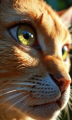 Closeup of a Cat's Eye.