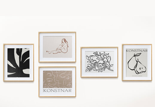 Gallery Wall Mockup