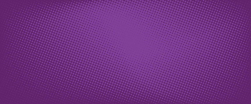 Abstract dots halftone pattern purple color gradient texture background vector illustration