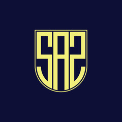 saz letter logo design