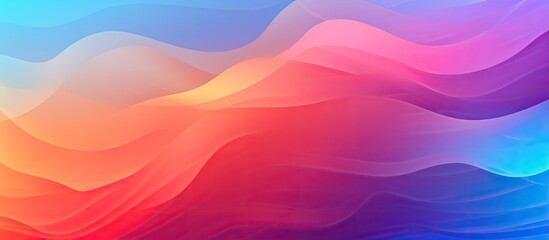 Fototapeta premium Vivid gradient colors backdrop with a bright pattern for web design or digital display templates for mobile devices and computers, featuring a graphic texture, with ample copy space image.