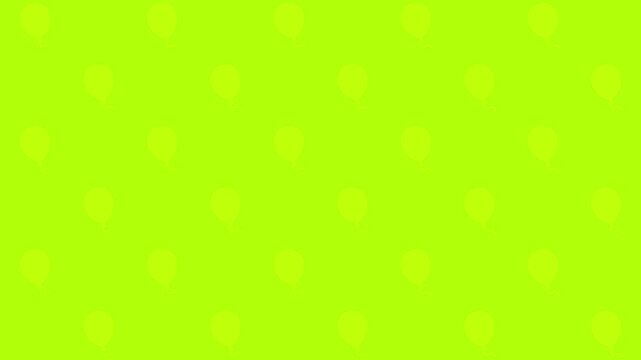 4k abstract animated moving emoji motion background, seamless looping animated cover background. 2d emoji moving background,  for puzzle and quiz videos. Lime background.