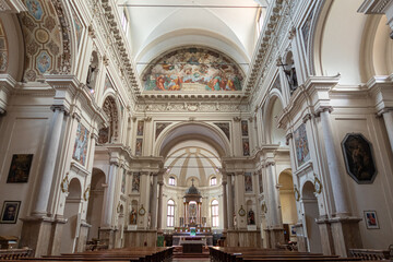 Fototapeta premium Santa Maria delle Grazie church rural rock ancient