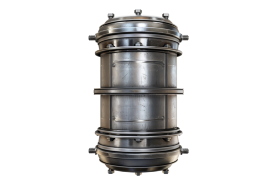 Clean and detailed damper isolated on transparent background