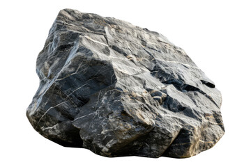 Obraz premium Heavy rock isolated on transparent background