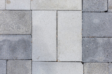 Obraz premium Wide Panoramic View: Grey and White Cement Texture Background with Smooth, Polished Surface and Industrial, Geometric Design