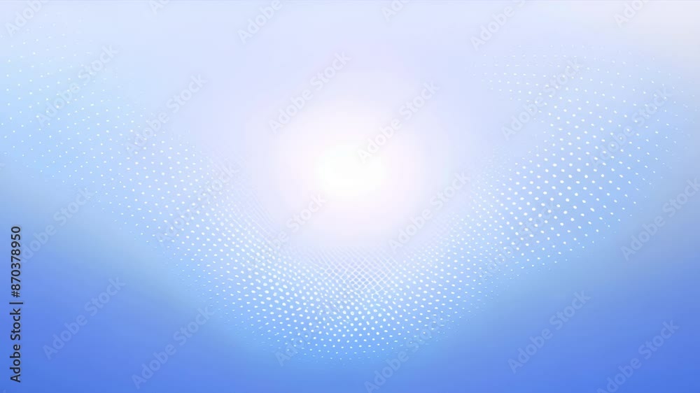 Poster pop texture grunge dots background with white and blue halftone dots