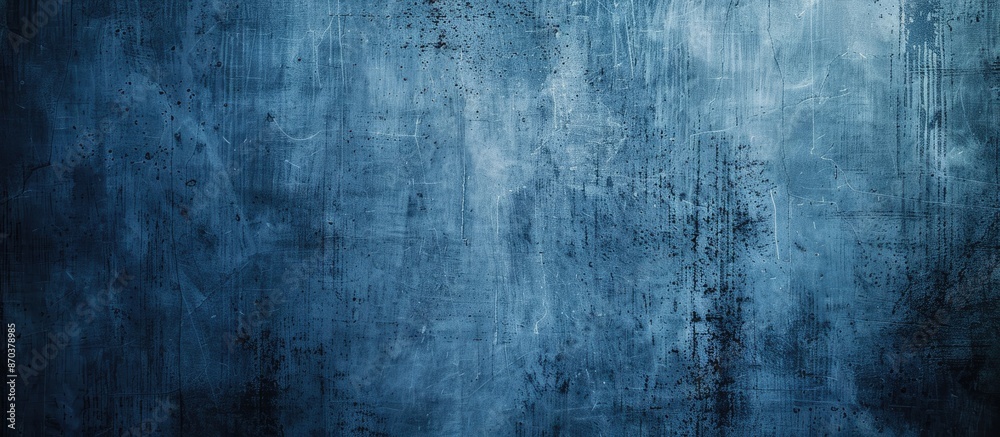 Aufkleber Background with a grungy blue canvas texture and ample copy space image.