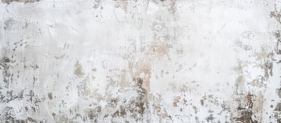 An antique white backdrop with a weathered cement texture resembling a retro patterned wall, ideal for a banner showcasing a grunge, aged, or rustic theme with copy space image.