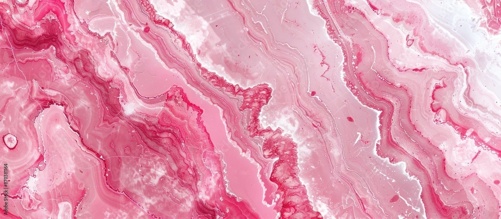Poster elegant pink marble design with copy space image.