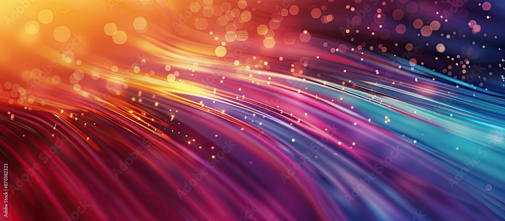 Poster blurry abstract background with vibrant colors and copy space image.