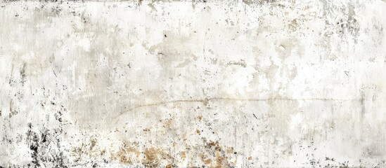 Fototapeta premium A vintage-style wall banner featuring a grungy white background resembling old cement or stone texture. Provides a rustic construction vibe with a retro pattern, ideal for design with a copy space