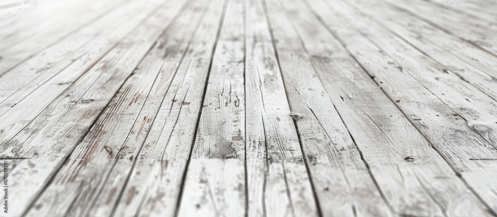 Aufkleber Vintage style wooden flooring with a white hue as an abstract background with a rustic texture, ideal for adding text or images with copy space.