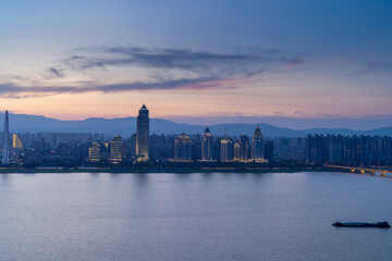 Fototapeta premium Scenery of urban architecture in Nanchang City, Jiangxi Province, China