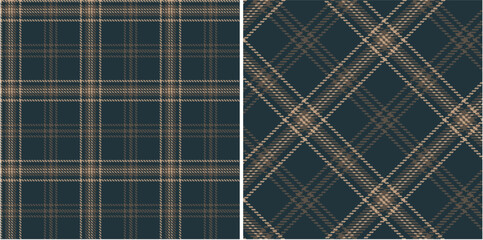 Vector checkered pattern or plaid pattern in brown and white. Tartan, textured seamless twill for flannel shirts, duvet covers, other autumn winter textile mills.
Vector Format