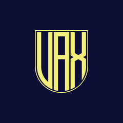 uax letter logo design