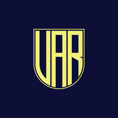 uar letter logo design