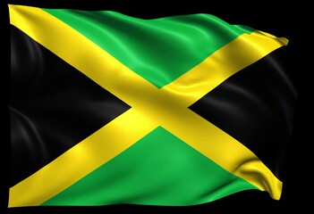 waving flag of Jamaica Loop 