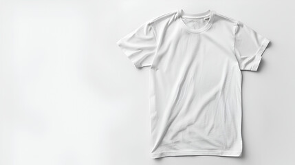 Front and back views of t-shirt on white background,Hanger with white t-shirt on light wall. for design,White t-shirt isolated on a white background,Blank white t-shirt against light textured
