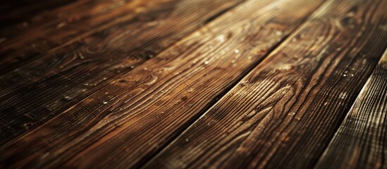 Obraz premium Abstract background with a brown wood texture, perfect empty template for copy space image.
