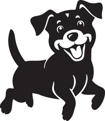 Fototapeta premium Set Dog Silhouettes