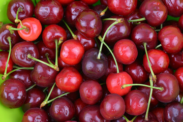 cherries in a bowl