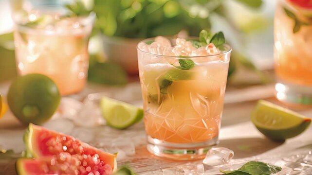 A tropical twist on a classic tail made with foraged guava and lerass.