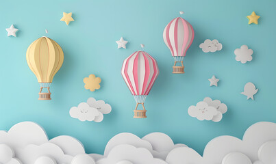 the vast sky and beautiful atmosphere