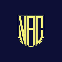 vac letter logo design