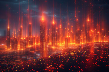 Business analysts working with complex datasets using data visualizations and analytical tools to derive insights