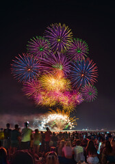 2024 Territory Day fireworks at Mindil Beach, Darwin