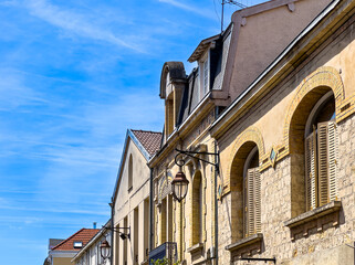 Fototapeta premium Street view of old village Chalons-en-Champagne in France