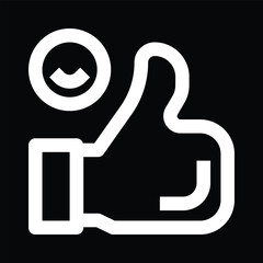 Thumbs Up Hand Icon