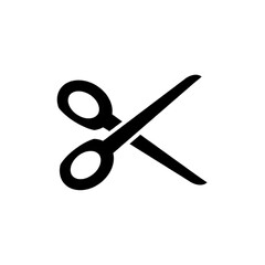 scissors icon eps vector illustration, isolated on white