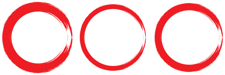 Red line of paint isolated, red smear