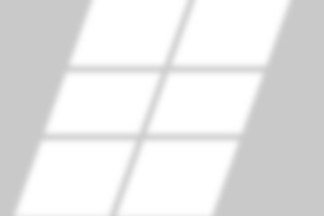 Shadow from light window.  Window shadow effect. Reflect sun beams on wall. Reflecting shades shadow  isolated on transparant background. shadow png overlay