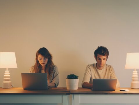 Virtual Love: Couple Embracing Distance Through Technology