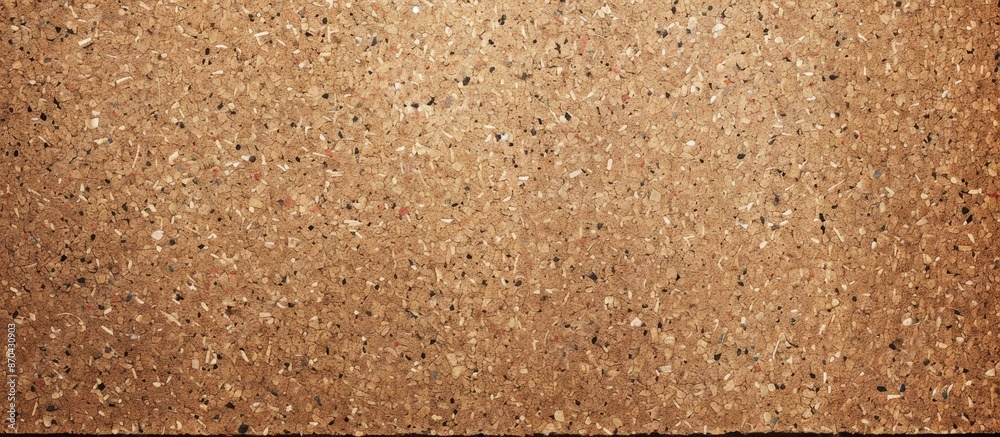 Poster corrugated paper background with an empty corkboard for copy space image.