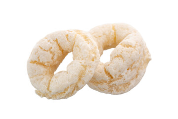 sweet corn rings. Tasty sweet cereal rings isolated on white heap of cereal cheerios on white background, delicious and useful rings breakfast cereal. breakfast cereal sweet rings isolated on white 