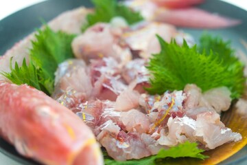 イトヨリダイのお造り
