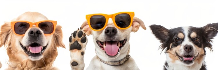The sunglasses dog png element is set on a transparent background.