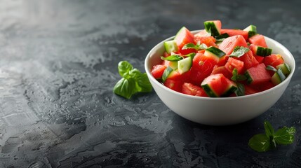 A Refreshing Watermelon Salad